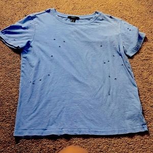 blue forever 21 shirt